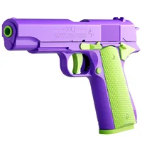 Stress Relief  Model Gun Continuous Throwing Hanging Revolver Launcher Toy Gun Outdoor Play Entertainment Kids Gift 1