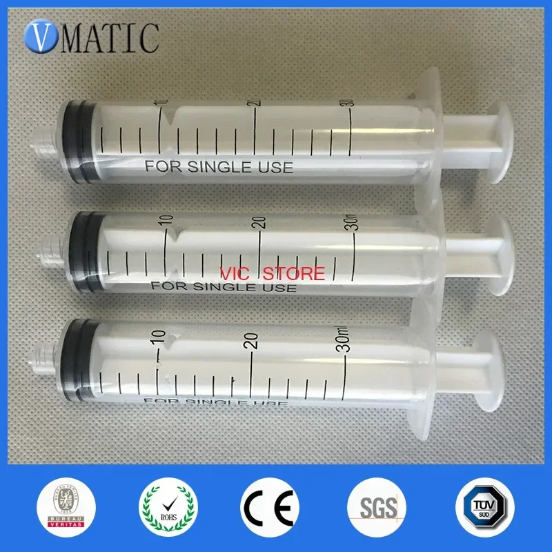 Non Sterilized High Recommendation 30ml/30cc Luer Lock Plastic Syringe