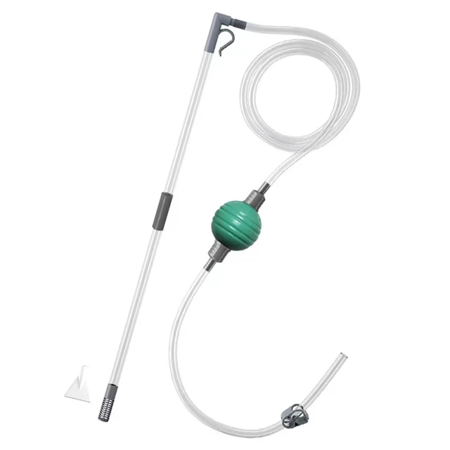 Aquarium Fish Tank Water Changer Air Pump Cleaning Tools Aquarium Gravel Cleaner Vacuum Siphon Pump with Filter Nozzle New 2