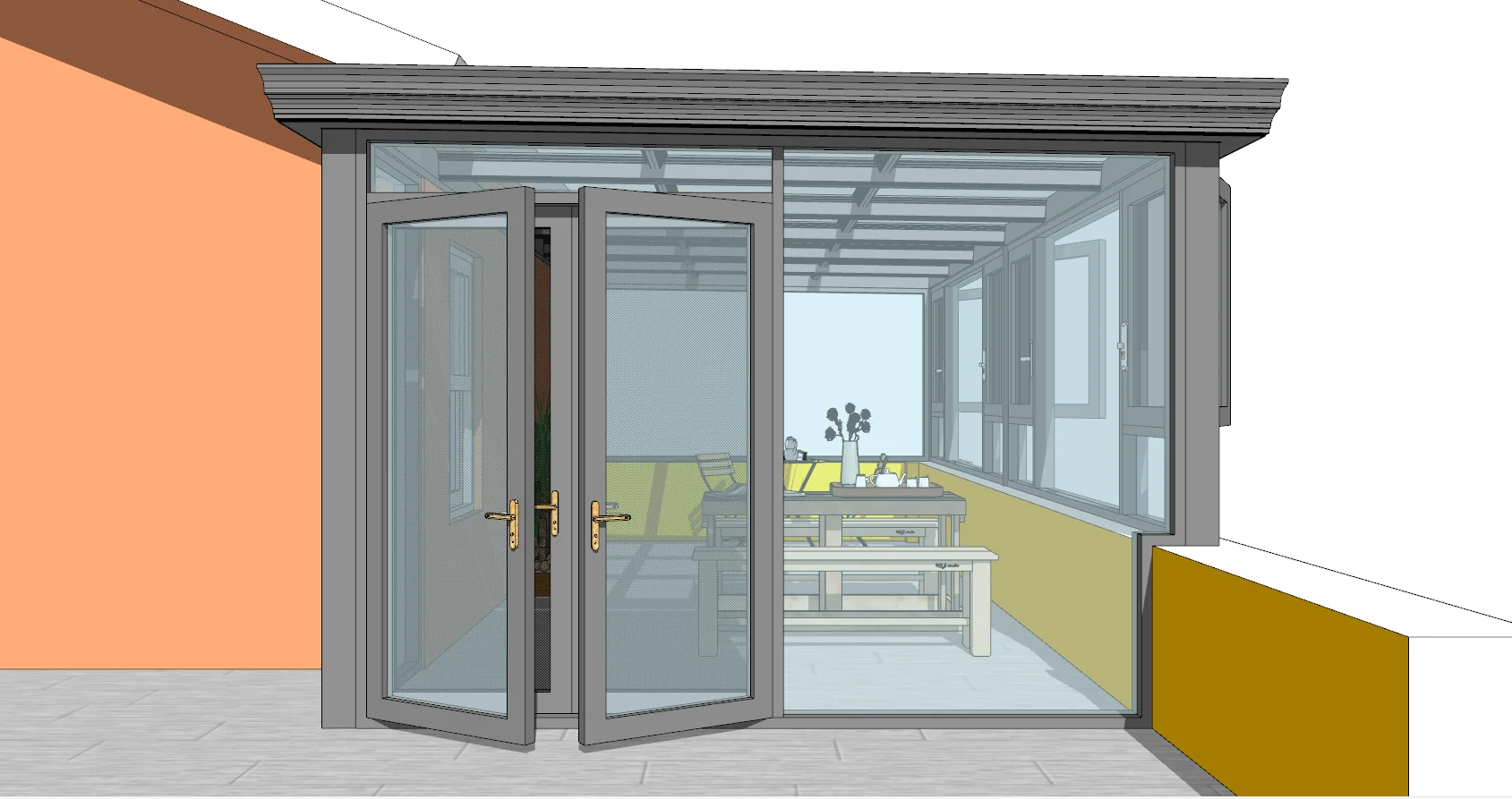 winter garden house glass sunrooms free standing aluminum sunroom