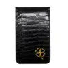Yardage Book Cover Golf Score Cards Wallet with Pencil Loop with Elastic Bands Golf Scorecard Holder for Golfer Family Birthdays 2