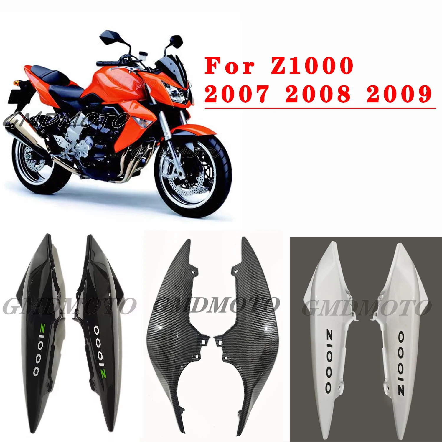 【楽ギフ_包装】 A 2009 2008 2007 Z1000 Kawasaki For Fit Pair Fairing Rear パーツ