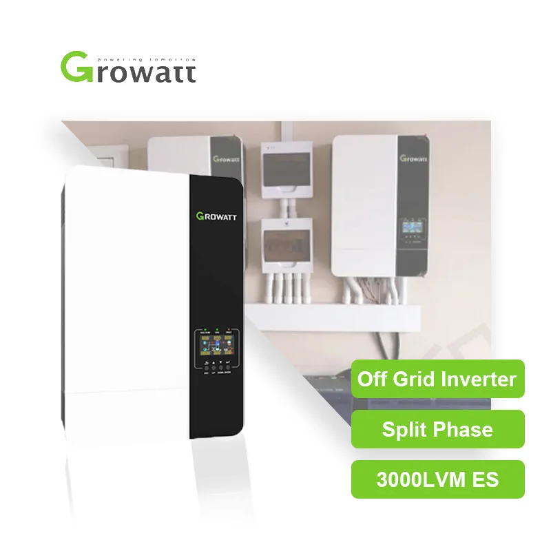 

Growatt 120Vac 3000W 3Kw 50Hz/60Hz Off Grid Spf 3000Tl Lvm-Es Solar Inverter Work With Or Without Battery