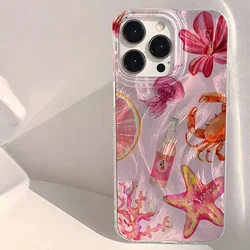 Jellyfish Soft Clear Marine Life Phone Case - Samsung S24 Plus (S18389)