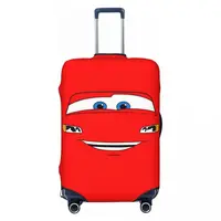 Custom Cartoon Lightning Mcqueen Cars Luggage Cover Protector Elastic Travel Suitcase Covers 1