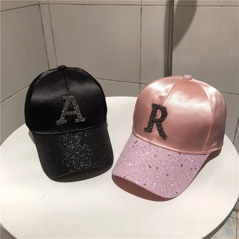 Gorra De Béisbol De Moda Para Mujeres Con Patrón De Letras Y Diamantes De  Imitación, Cómoda, Transpirable Y Ligera Para Protección Solar Deportiva, Descuentos Para Todos