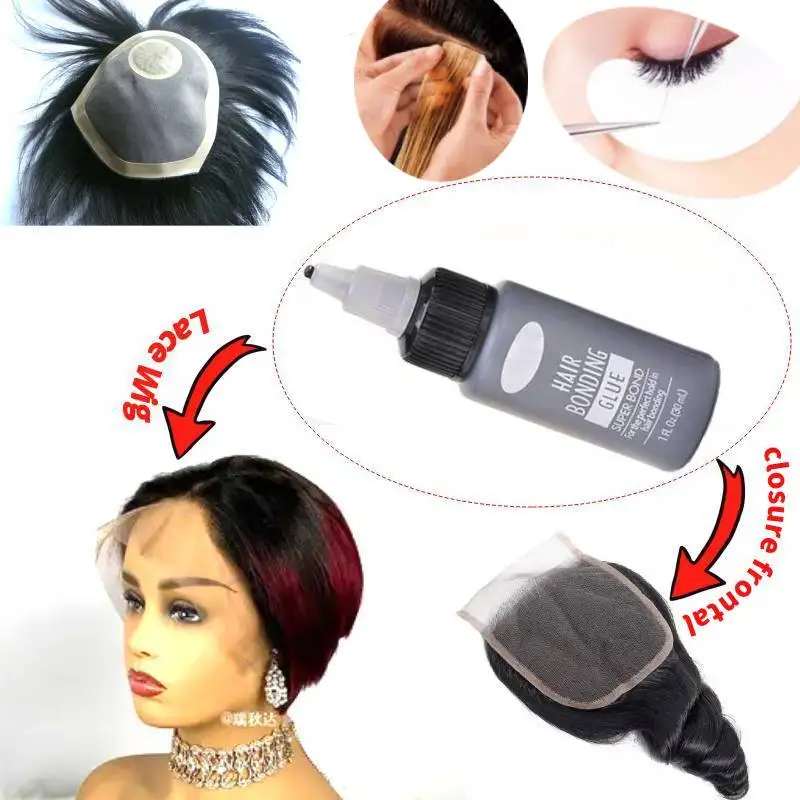 Wig Glue Remover Front Lace Wig Glue Remover For Double Side Tape Hair Wig Glue Clean Lace Removal Spray Eyelash Installation Kit