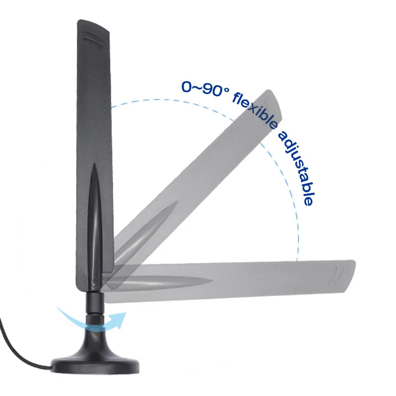 1개 5G LTE 3G GSM 22dBi 고이득 라우터 안테나 신호 증폭 600-6000MHz 풀 밴드 옴니 WiFi 휩 안테나 TS9 SMA 커넥터 포함