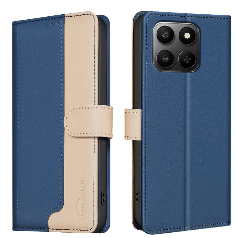 Deluxe Leather Flip Wallet Case - Elegant Protective Phone Cover