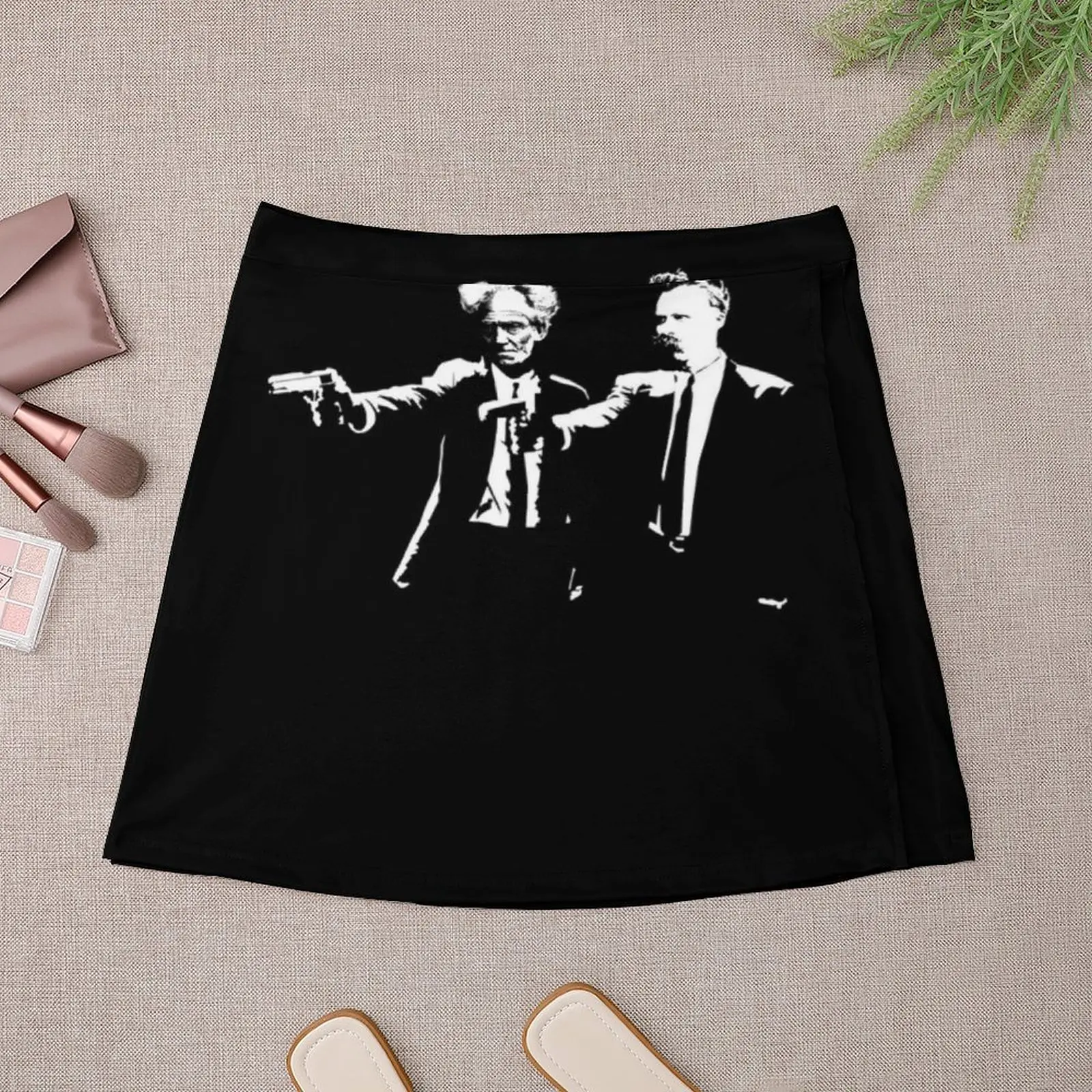 Schopenhauer and Nietzsche - Fun Philosophy Shirt Mini Skirt summer outfits for women 2023 Women's summer dress