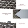 7 Piece Outdoor Patio Furniture Set, Outdoor Sectional Conversation Furniture Chair with Coffee Table 6