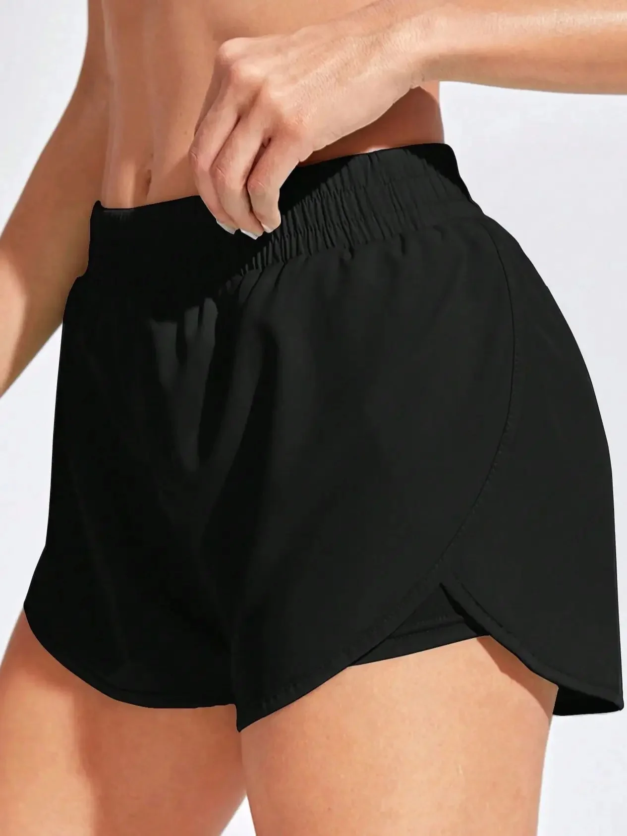 Elastic Workout Yoga Shorts 6