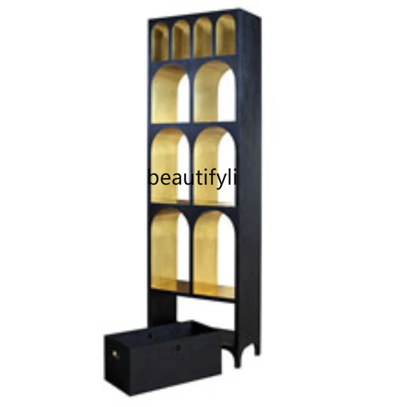 

Showcase Bookshelf Display Rack Storage Rack Miji Arch Bookcase Bookshelf Storage Showcase Partition Frame Display Rack