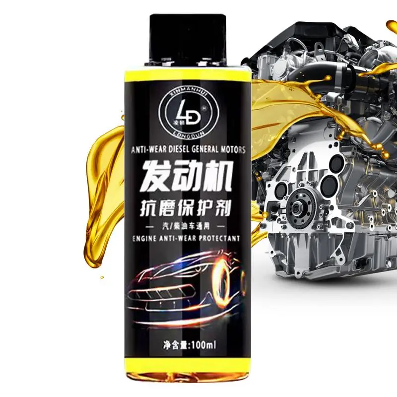 Engine Anti-Wear Protectant Repair and Maintenance Oil Performance Engine Oil 100ml Automotive Lubricant Restore Additive