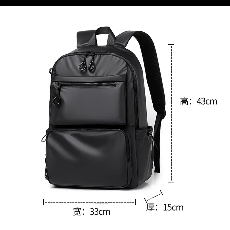 Mens Backpack 15.6inch Laptop Bags Large Capacity Waterproof Expandable Male Business Travel Back Pack