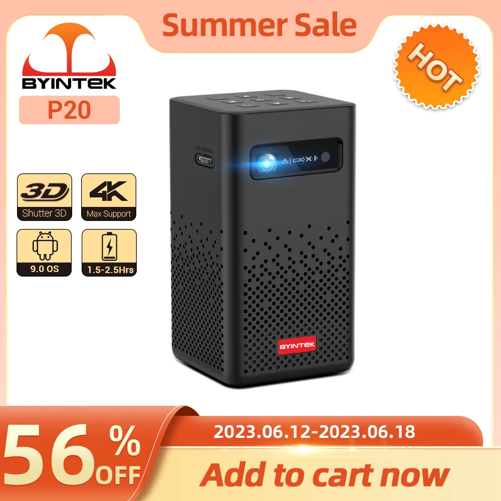 P20 Mini Portable 4k Mini Portable Projector Android Portable Video Projectors Projectors