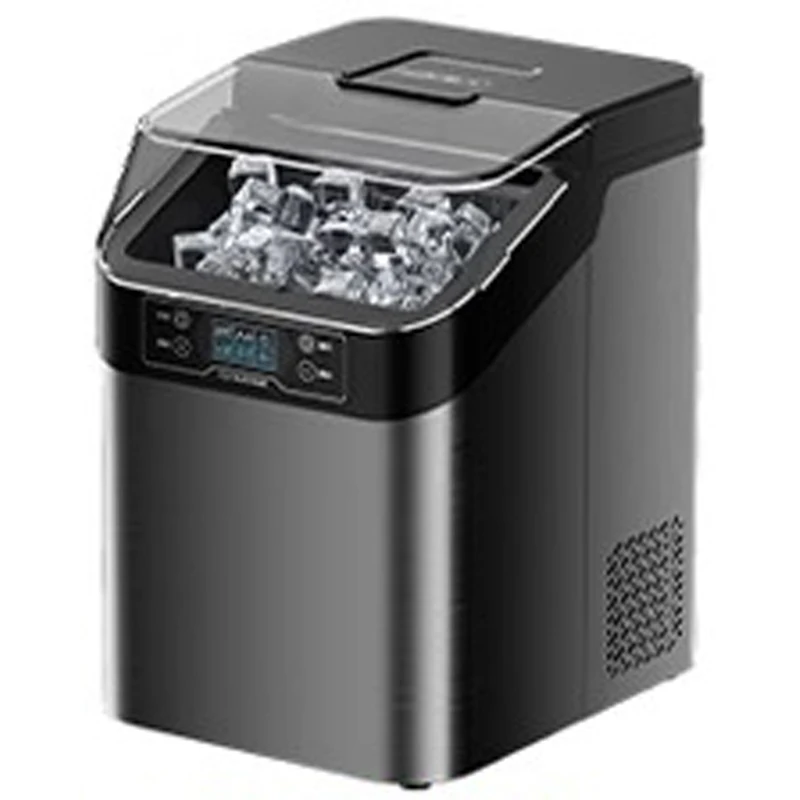 Commercial ice machine small household 30 kg desktop square ice milk tea shop dormitory night market stall ice machine 4