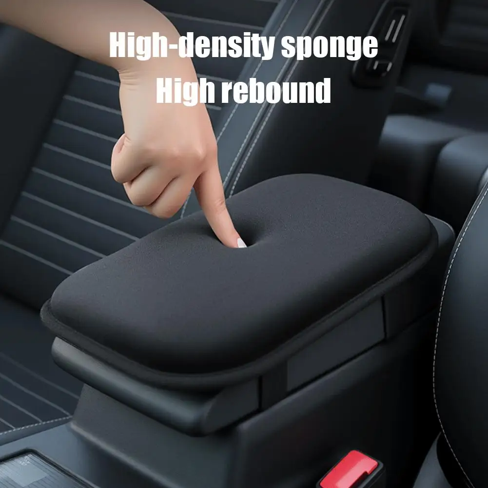 Car Armrest Cushion Booster Pad Central Armrest Box Plush Pad Protection Cover Anti Scratch Universal Heightening