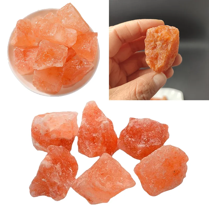 3/1pc Natural Sunstone Raw Stone Rough Quartz Crystal Energy Mineral