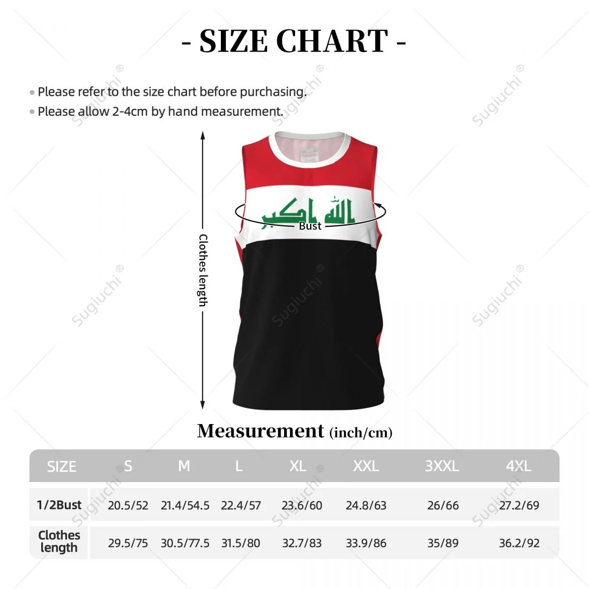 Iraq Flag Men Basketball Sports Running Fitness Multifunction Sleeveless tshirt Exclusive Name Nunber