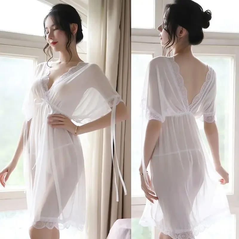 Women Nightgowns Women Nightdresses Sleeping Dress Women Pajamas Women Lingerie Women Lingerie Set Sexy Nightgowns Women Silk Lace Sleepwear Pajamas Nightwear Summer Sleep