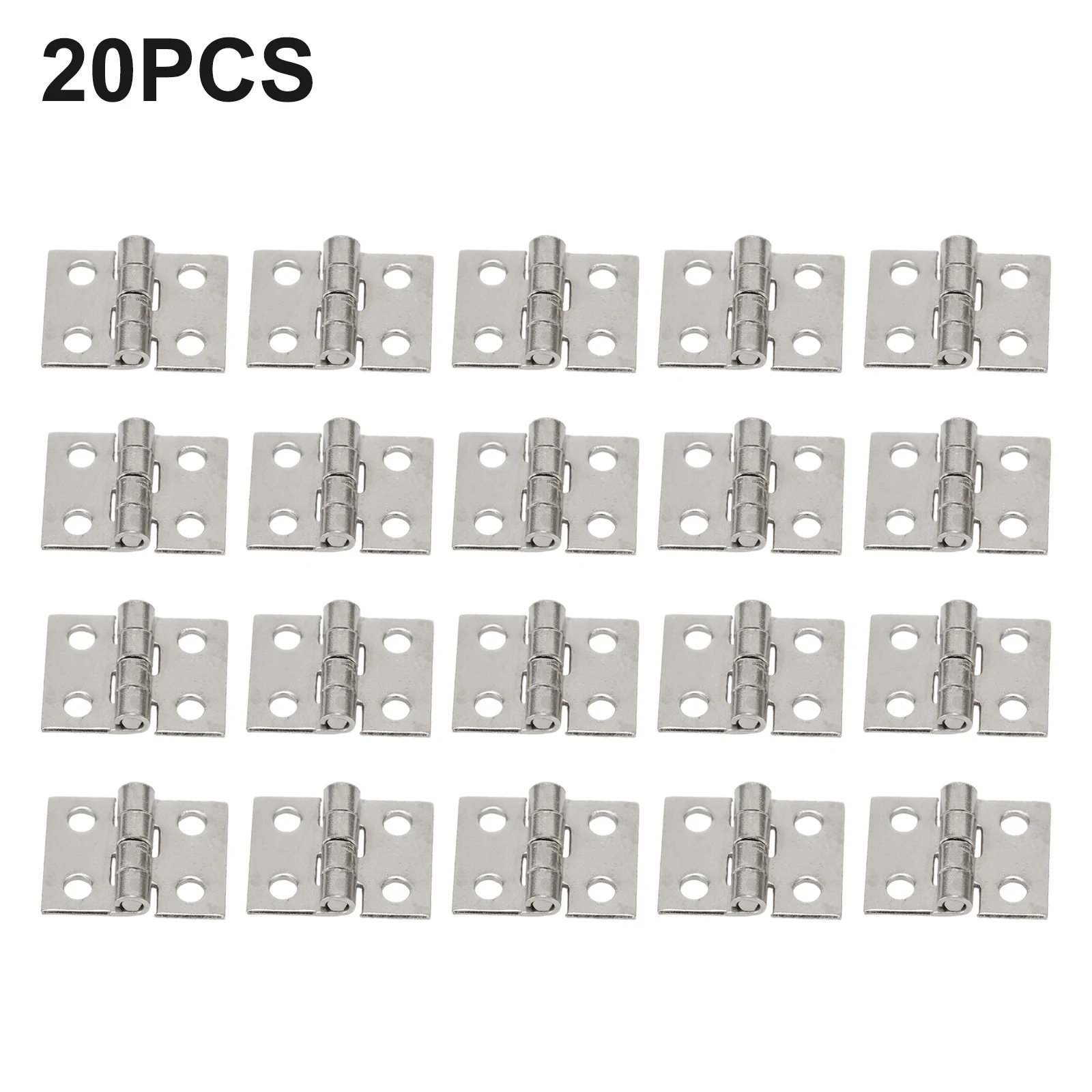 Description Picture 2 of item20pcs Mini Brass Hinge For Small Craft Door Box Accessories Gold 8*10mm For Jewelry Boxes Miniature Cabinet Furniture Fittings