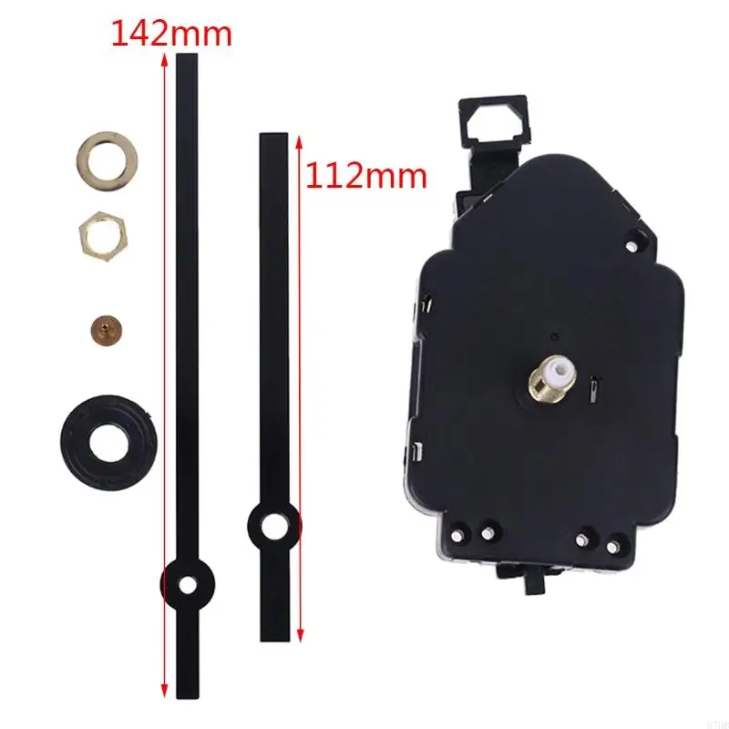 87HB Wall Pendulum Clock Motor Movement Mechanism DIY Replacement Repair Hands Fittings Parts 6