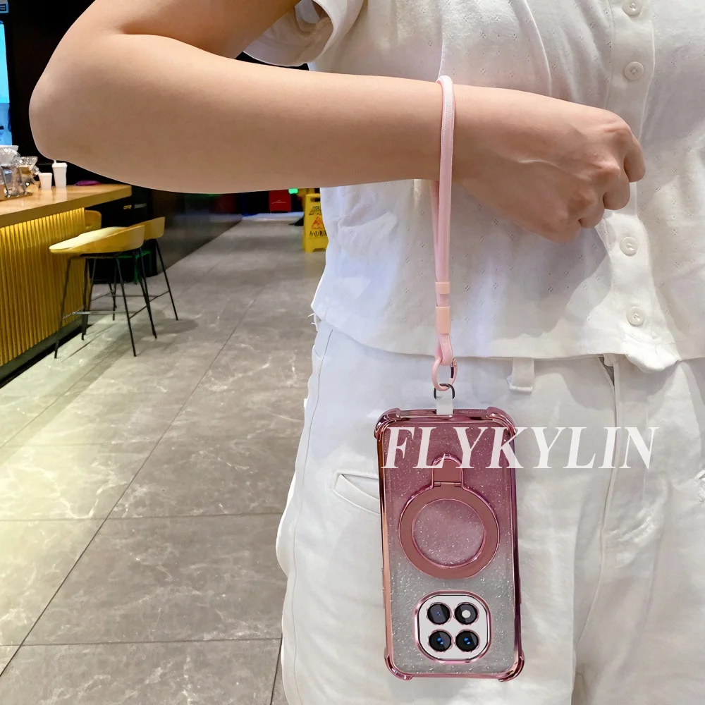 Magnetic Bracket with Hand Hanging Rope and Soft Shell - Anti-Fall Protection