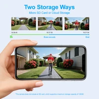 8MP 2K HD 4G Беспроводная PTZ Солнечная камера видеонаблюдения с питанием от батареи Открытый IP65 Водонепроницаемая IP-камера безопасности Iphone PIR Ночное видение — изображение 6