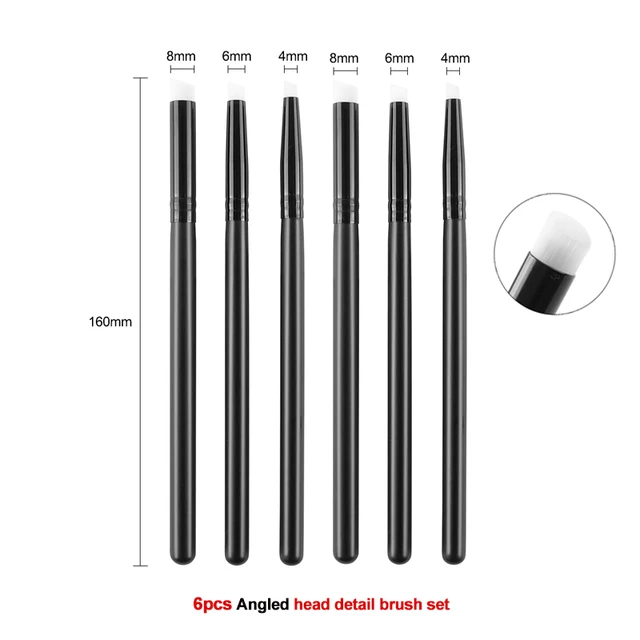 6pcs Angled head