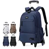 Children School bag with Wheels Students Backpacks For Boy Kids Trolley Bag Schoolbag Rolling Wheeled Backpack Travel Book Bag 1