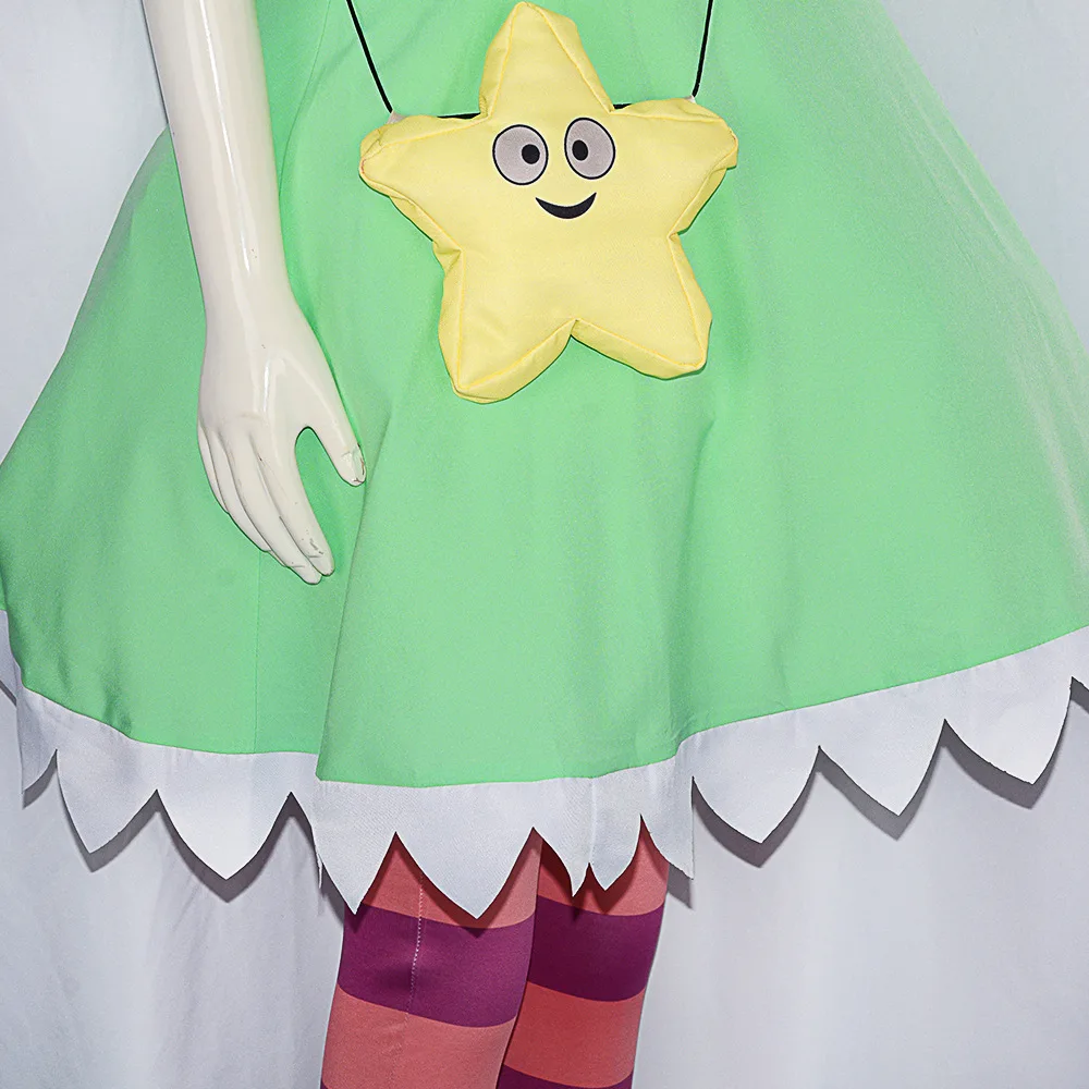 Star Butterfly | Star vs. the Forces of Evil Star Butterfly Green Cosplay Costume 53 Star vs. the Forces of Evil Star Butterfly Cosplay Costume for Women (Unofficial)