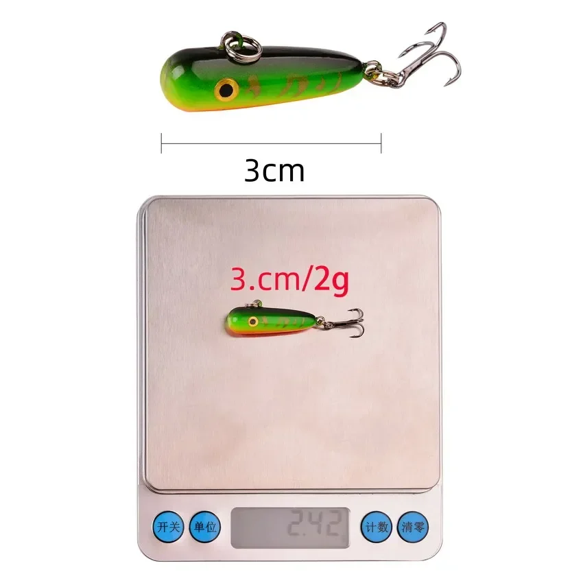 Leurres de pêche 30 pcs 1.5–9 g Minnow Popper crayon VIB