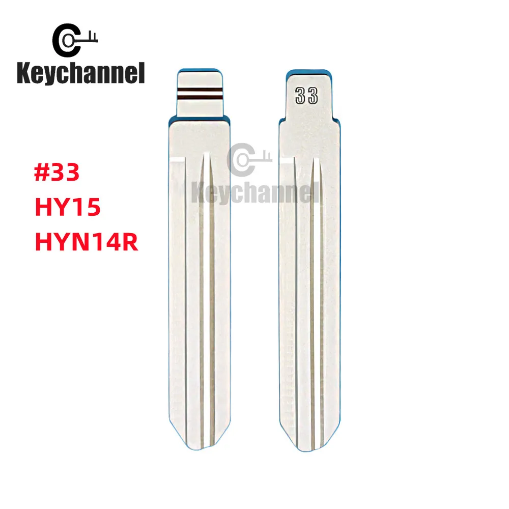 50PCS/LOT Hyundai Kia Right Key Blade 33# KD Blade Lishi HY15 Car Key Blank For Xhorse KD KEYDIY JMD For Hyundai Elantra Kia