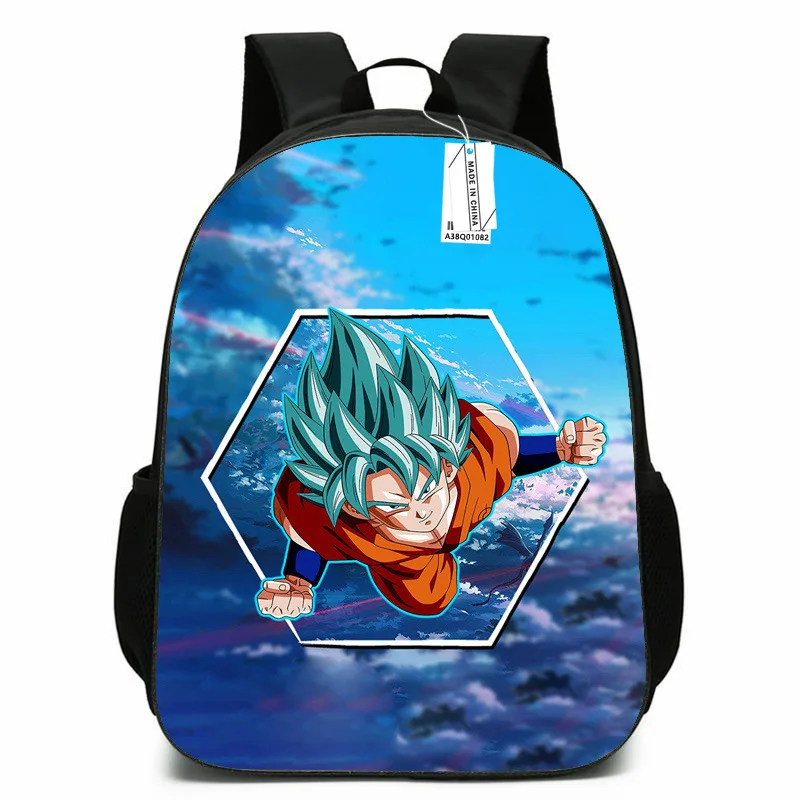 thumbnail image 1 of Mochila con figura de anime Dragon Ball Z, nueva mochila de dibujos animados de Super Saiyan Goku, bolsa para estudiantes, juguetes para adolescentes y niños, regalos, lonchera, 2024, 1 of 5