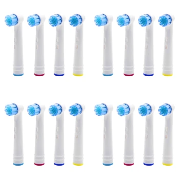 구강 B 전동 칫솔 교체 브러시 헤드, 정밀 딥 클린 치아 미백 리필, 플라크 제거, 4 개, 8 개, 12 개, 16 개, 20 개