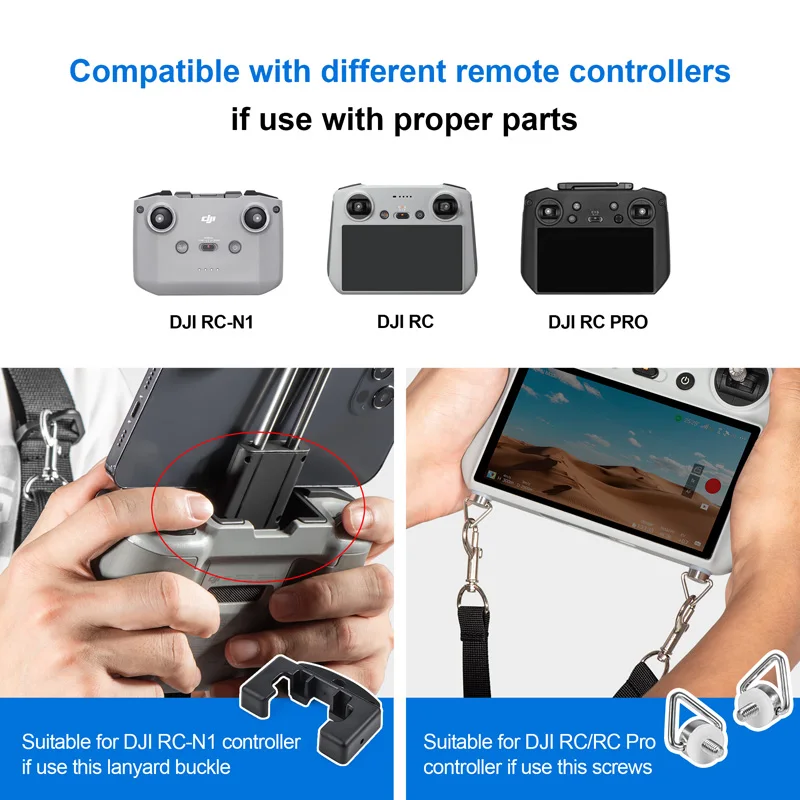 Remote Controller Lanyard Remote Control Strap Drone Lanyard Double Shoulder Straps for DJI RC-N1/DJI RC/PRO Remote Controller Nylon X-shaped Cross Sling Mavic 3 Avata Mini 3/4 Rope