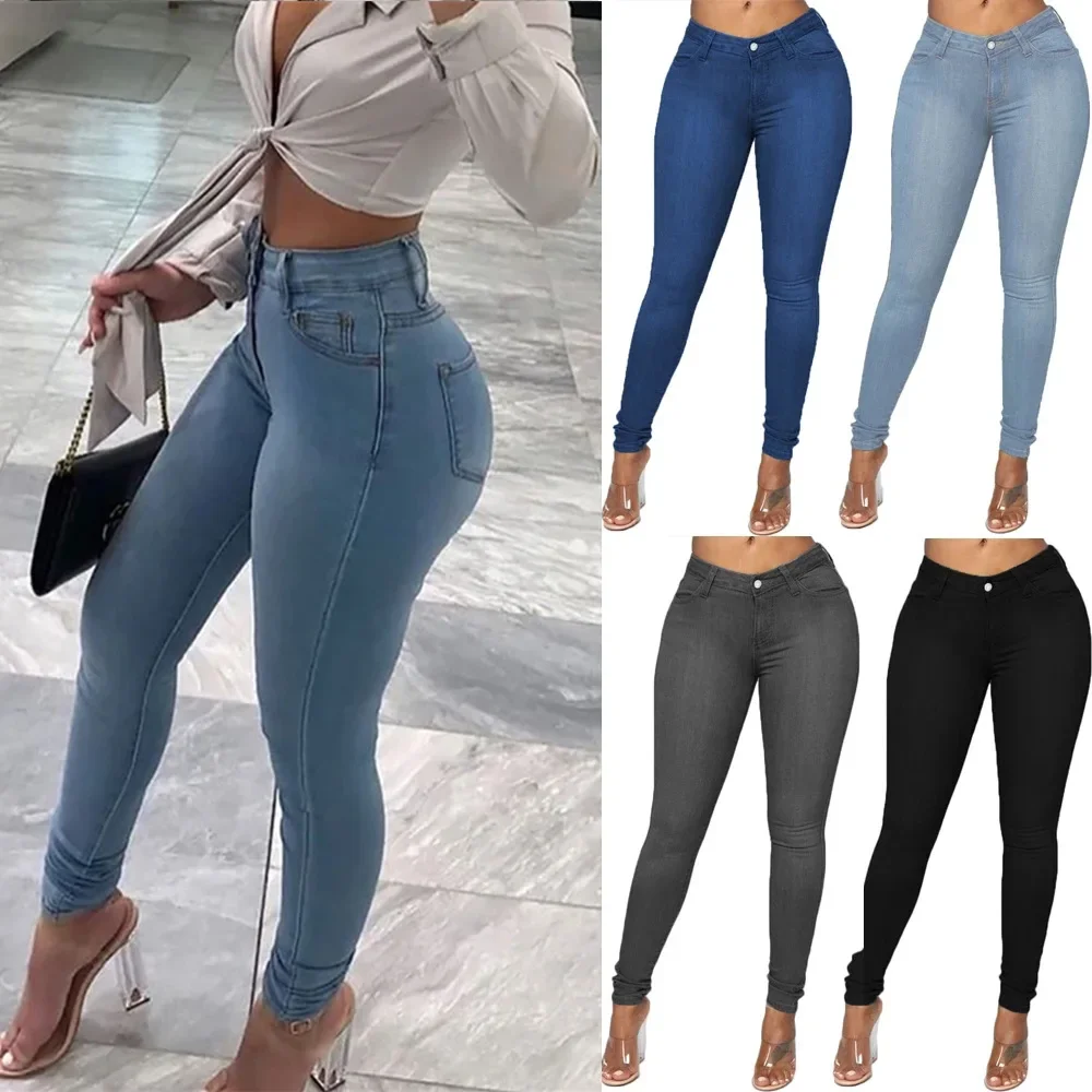 Sexy Women’s Jeans Pencil Denim Trousers Butt Lifting Style Best Sellers In Women's Clothing