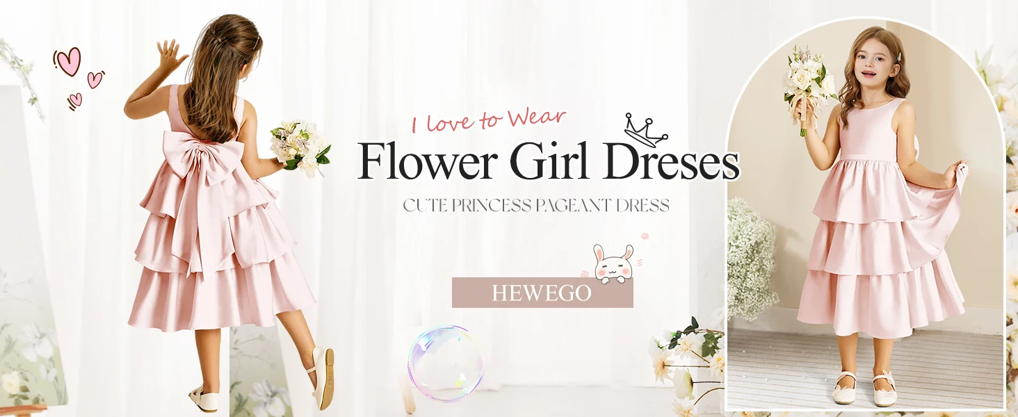 Vestido de niña de las flores