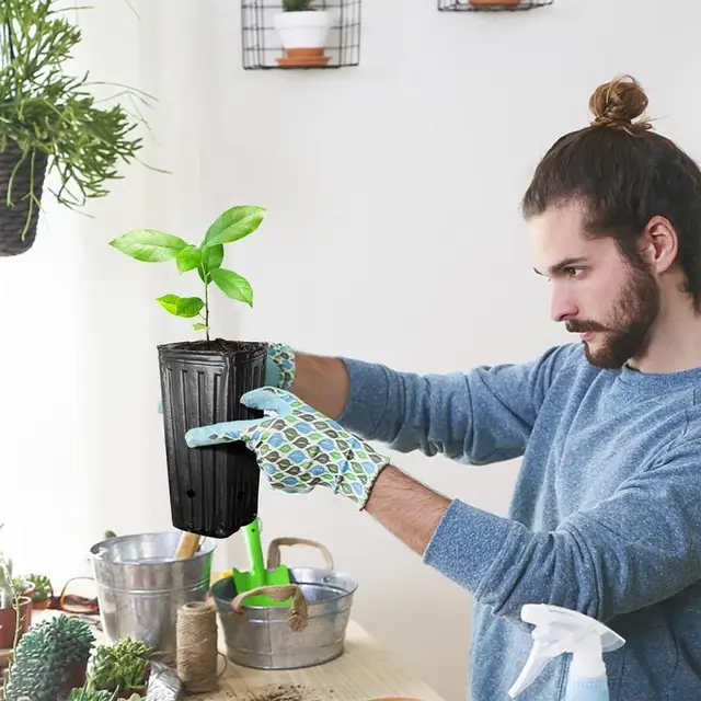 20 Darabos Magas Fa Edények, Műanyag Mély Óvodai Treepótok, Palánták Virágüzem Edények Beltéri Kültéri Kerti Növényekhez - Image 2