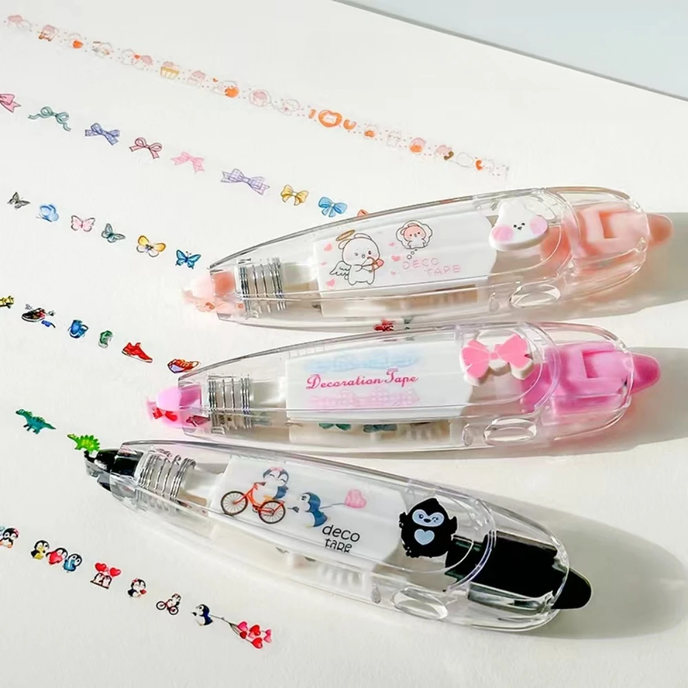 Correction Tape Kawaii Penguin Bow Shoes Cartoon Decorative DIY Diary Stationery