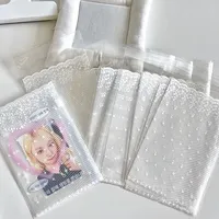 100/50pcs Lace Star Printed Opp Self-sealing Bags Korea Idol Photocard Dispaly Storage Bags Small Gift Packing Bags Ins Style 1