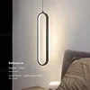 Modern Minimalist LED Pendant Light Chandelier For Bedroom Restaurant Living Room Gold Black Hanging Lamps Decoration Led Lustre 3