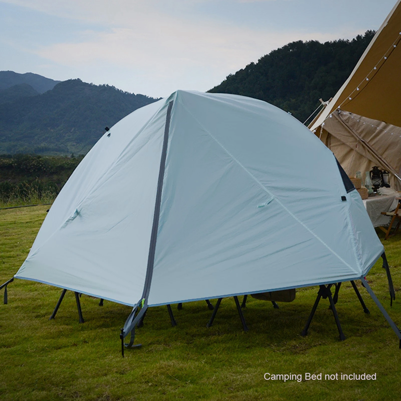 1 Person Camping Tent for Cot 4