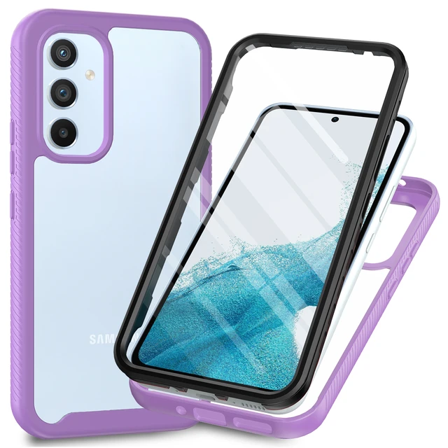 For Samsung Galaxy A14 5G Case Full Body Phone Cover + Built-In Screen  Protector