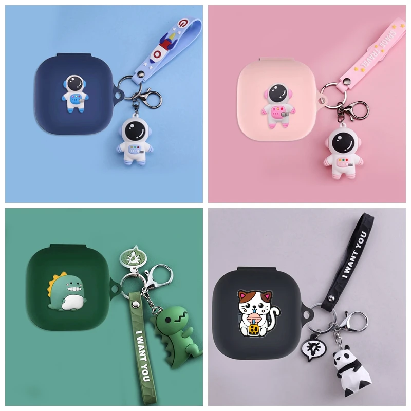 Per Oneplus Buds Pro 2 Custodia Cartoon Astronaut / Cute Animal Silicone Auricolari Bluetooth Cover Per Oneplus Buds Pro Case