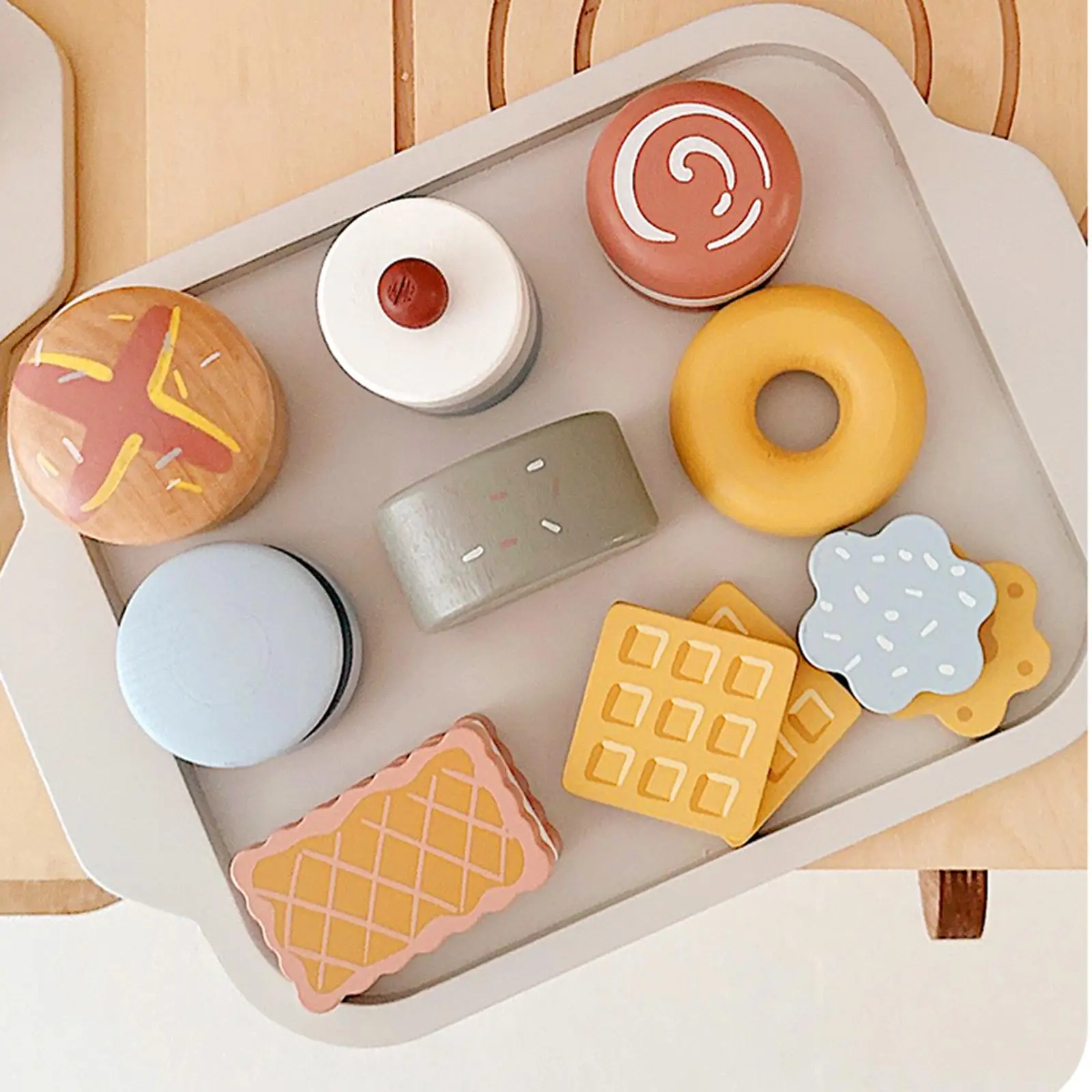 Pretend Play Food Set Preschool Realistic Cakes Play Food Set for Furnishings Crafts Handcraft Landscape Decorations Birthday