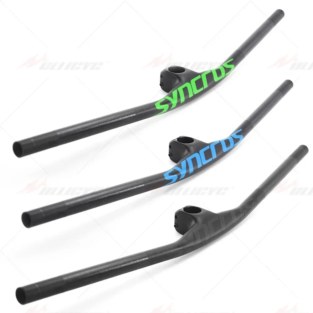 SYNCROS MTB FRASER IC SL 28.6mm -8 Degree Integrated Handlebar for Mountain Bike Full Cabon Fiber with Mount
