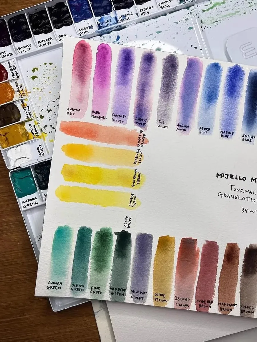Korean Mission Artist Precipitation Watercolor Pigment 15ml Tubular