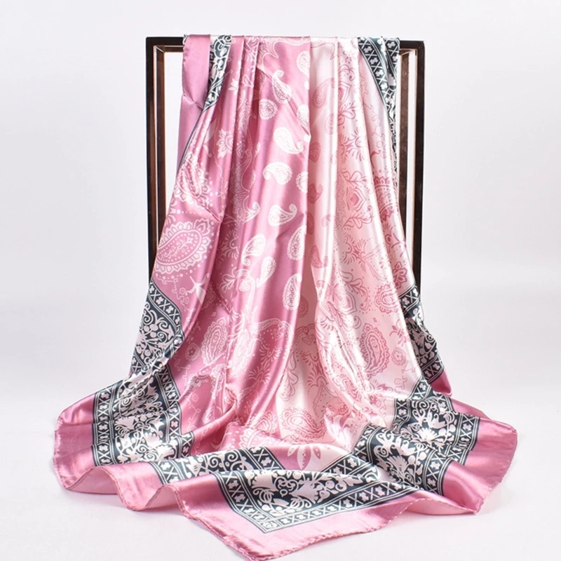 New 35'' Head Wrap Unisex Head Scarf Hair Bandana Smooth Turbans Beautiful Pattern